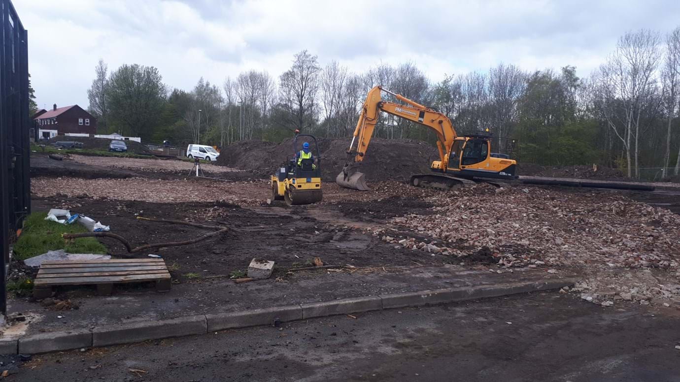 The Tyson Construction team has now completed the site enabling works and the next phase of the programme is progressing well. We are looking forward to receiving our first completed homes by spring 2022.