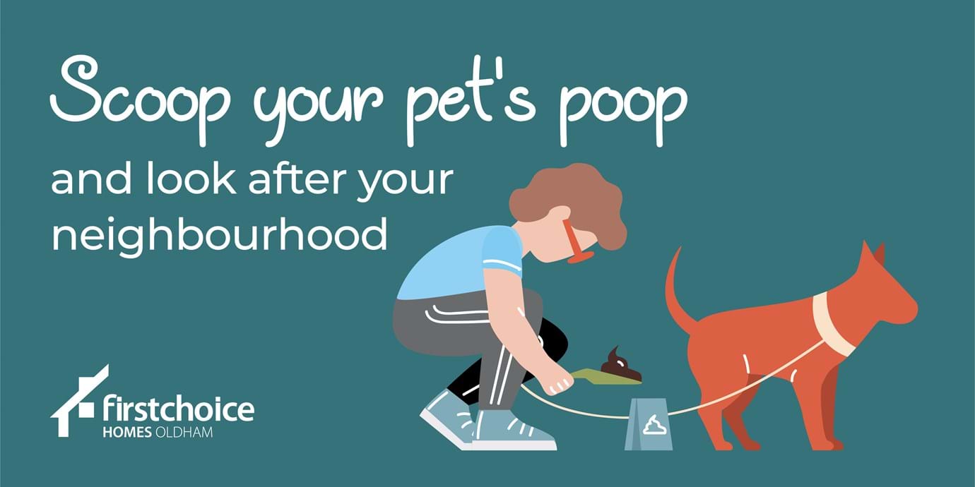 We're asking customers to make sure they bag their pet's poo and dispose of the bag in a litter bin. Alternatively they can take it home and put it in their grey wheelie bin.